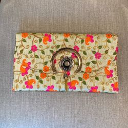 Embroidered Bag With Sling 