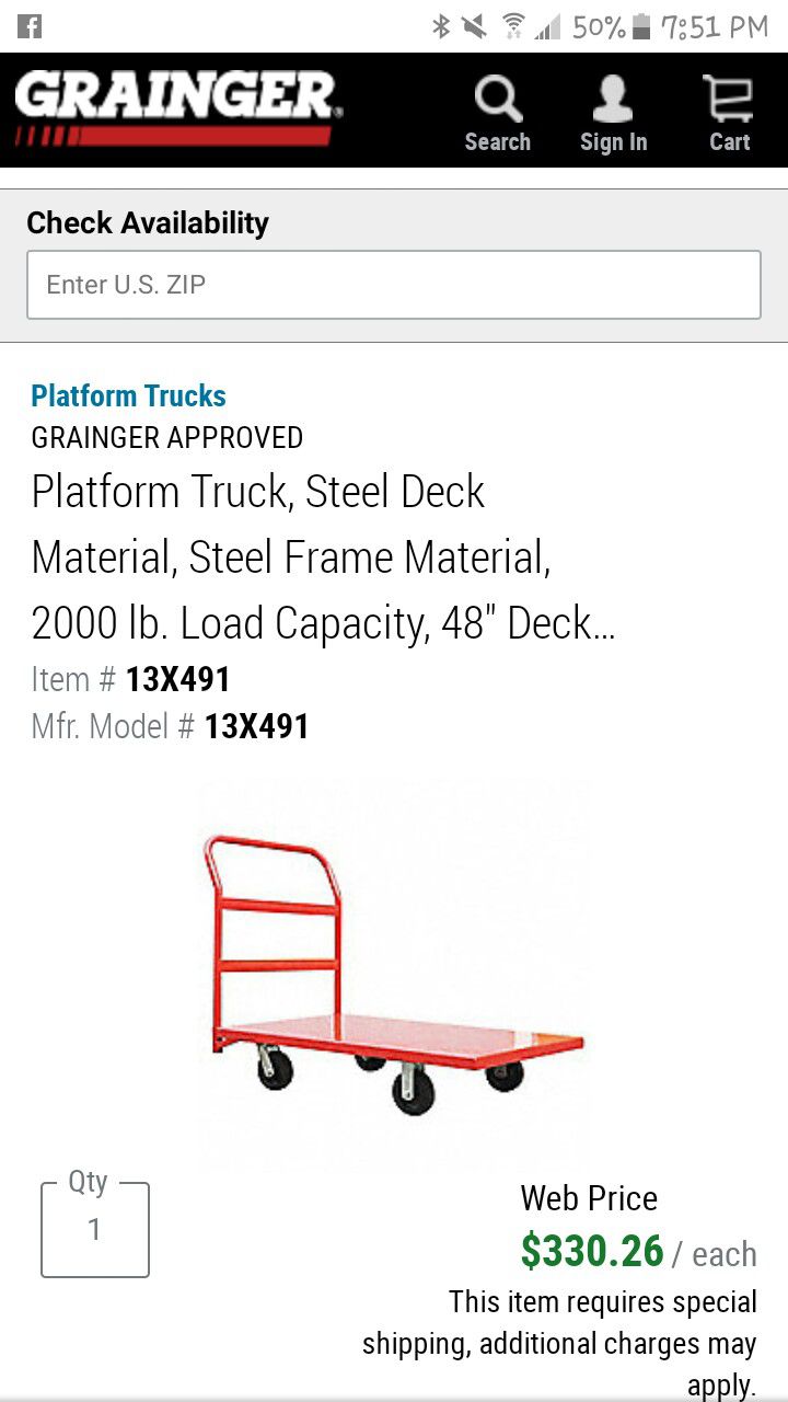 Flat Bed Platform Truck