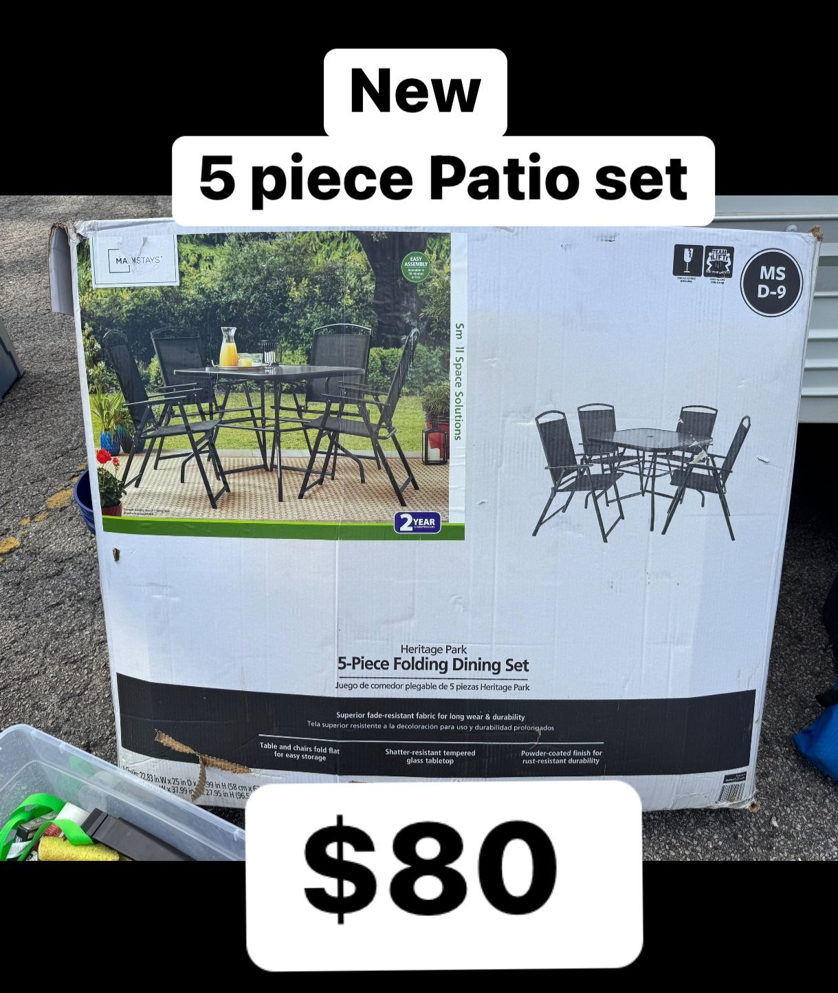 Patio Set (((()$80)))))