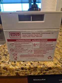 Power Wheels 12 volt battery