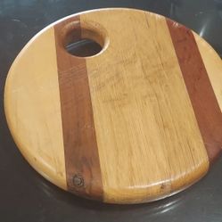 Small wooden heavy cutting board