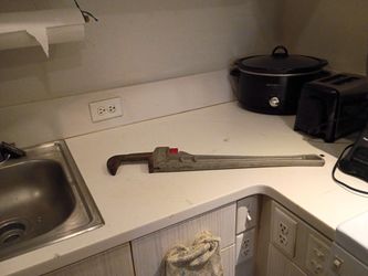 Pipe Wrench Large Aluminum