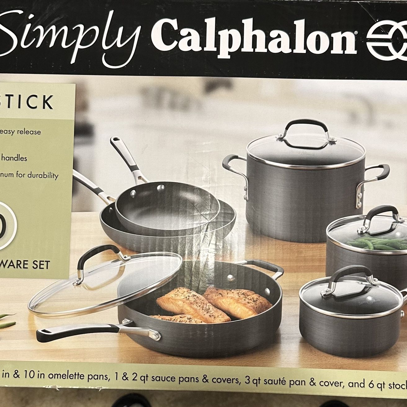  Calphalon Simply Calphalon Nonstick 1-Qt Covered Saucepan: Simply  Calphalon Non Stick: Home & Kitchen