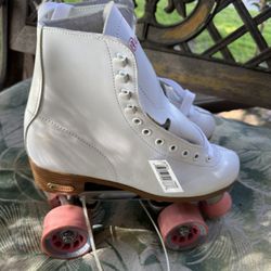 New!!! Chicago Roller Skates Pink Wheels Size 8 Women
