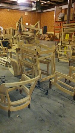 Frames for upholstery. 5.00 dollars only tomorrow. Open 7 am to 3 pm. Only tomorrow