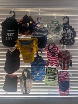 Dog Clothes XS/S $5 Each