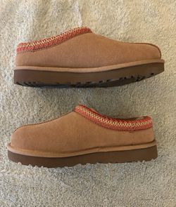 UGG Tasman II Women’s Brown Slip-On Suede Lined Slippers Rubber Sole 7