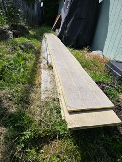 Stack of Hardie boards