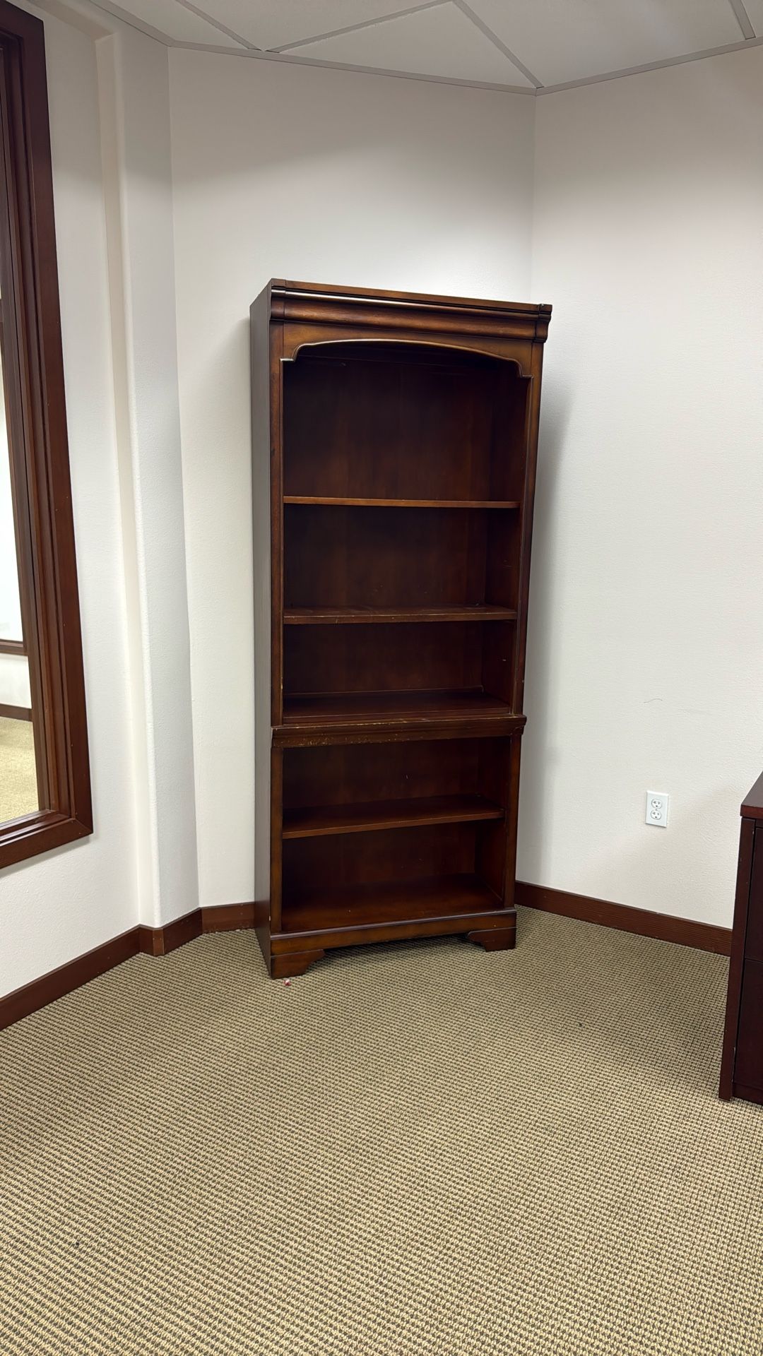 3 Bookcase In Good Shape Solid Wood Bookcase 