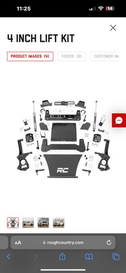 4” Lift Kit 19-24 For GMC AT4/Chevy Trailboss