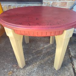 Child's activity center table