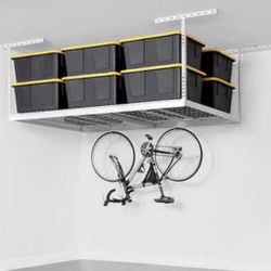 4 ft. x 8 ft. Overhead Garage Storage Rack, Metal Storage rack, Metal shelf 