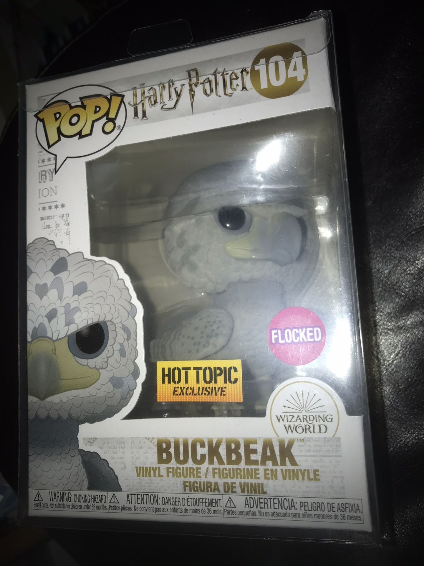 Funko pop limited edition 3000 Harry Potter flocked buckbeak black eyes rare sold out