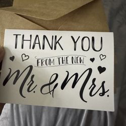 Wedding Thank You Cards 