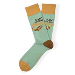 New ‘It Ain’t Easy Being Cheesy’ Adult Unisex Crew Socks Size 5-9.5