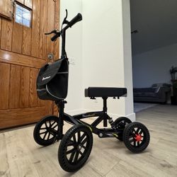 Knee Scooter Brand New / all Terrain With Disc Brake And Suspension 
