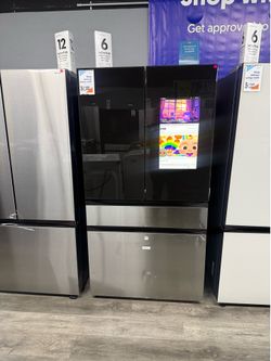 SAMSUNG BESPOKE COUNTER DEPTH FOUR DOOR REFRIGERATOR WITH FAMILY HUB 😍