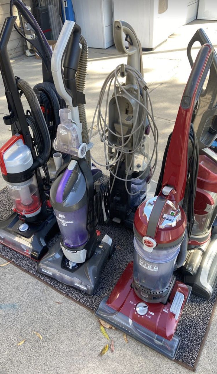 WE ARE OPEN Lots of vacuums for sale new and used dirt devil Hoover shark Bissell Dyson
