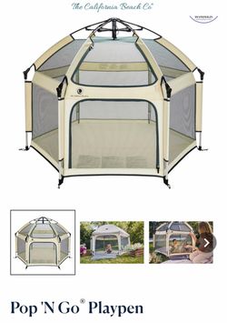 California Beach Co Pop 'N Go Playpen