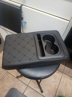 Car middle console riser with cup holders_$8