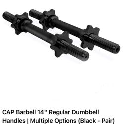 CAP Barbell 14" Regular Dumbbell Handles (Black - Pair)