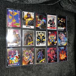 Marvel thanos & galactus cards