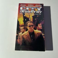 City of Industry VHS Tape New Sealed Vintage Classic Movie Film Cinema Collect