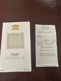 Creed Silver Mountain Water - Brand new sealed with receipt