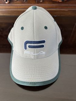 Fila Baseball Cap, Beige, And Green