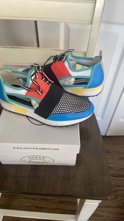 Steve Madden Arctic Multi Color Bright Women's Cut Out Sneakers 