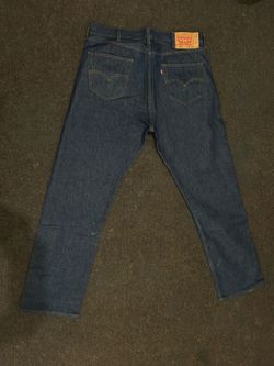 Men's Levi's 501 Original Fit Jeans 38x32 Dark Blue