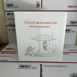 bird feeder with camera and bird detection 