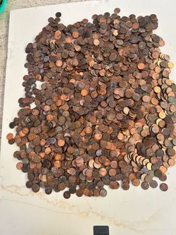 Pennies coin collector