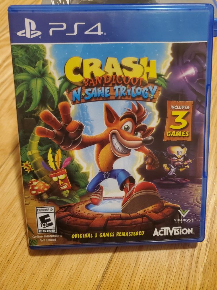 PS4 Crash Bandicoot