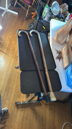 Wood Walking Canes Standard Size Solid Wood