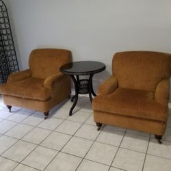 2 Brown Chairs $150