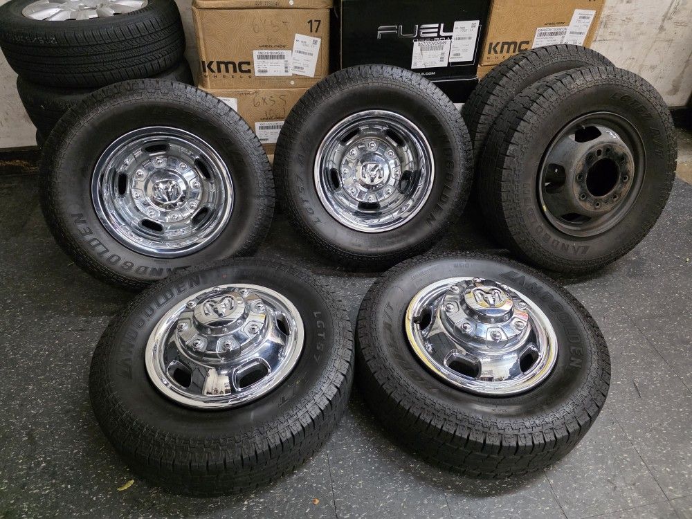 17" Dodge Ram DUALLY rims/ LT235-80R17 Tires