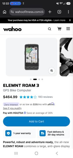 Wahoo ELEMNT ROAM