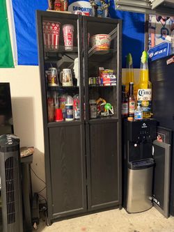Black cabinet