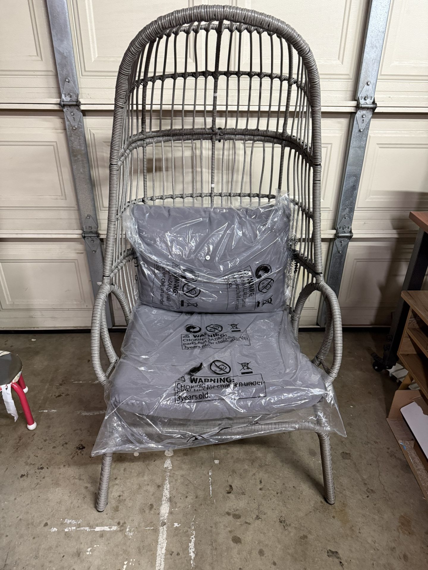 YITAHOME Outdoor Narrow Egg Chair Wicker