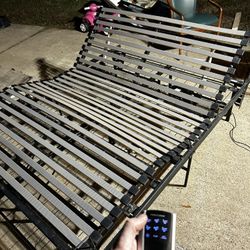 Queen Adjustable Bed Base Frame With 4 Height Settings And Independent Head/Foot Incline