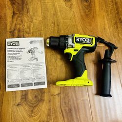 RYOBI Model PBLHM101 18V ONE+ HP Brushless 1/2" Hammer Drill New condition 