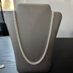 Necklace Miami Cuban Silver 925