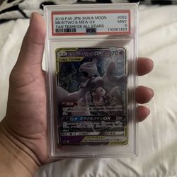 pokemon mewtwo mew tag team 062 psa 9