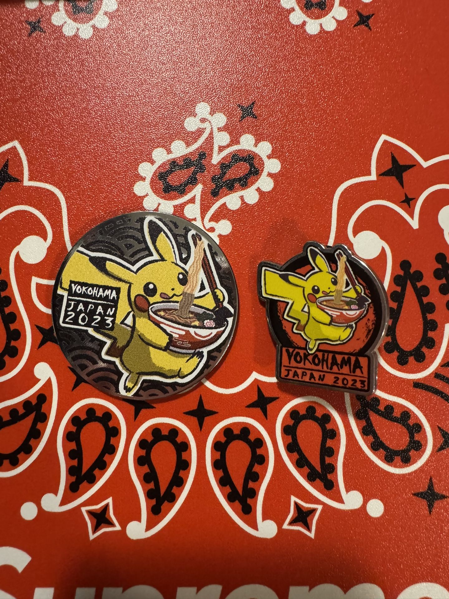 Pokemon World Championships Worlds 2023 Yokohama Japan Pikachu Pin & Coin