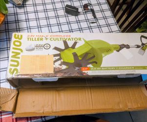 tiller,sun joe cordless electric