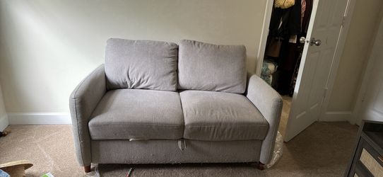 Grey couch loveseat