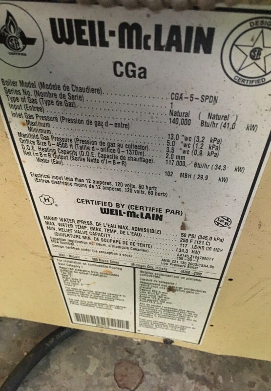 Gas boiler/ with expansion tank