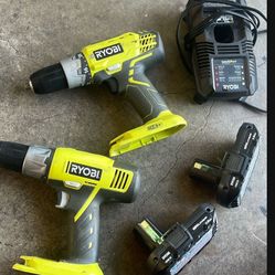 Ryobi Drill Set 