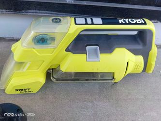 Ryobi carpet cleaning hand held vaccume (1) 18v battery (1)40v battery (1) 40v battery charger used